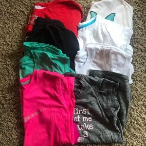 8 girls size 7/8 tops